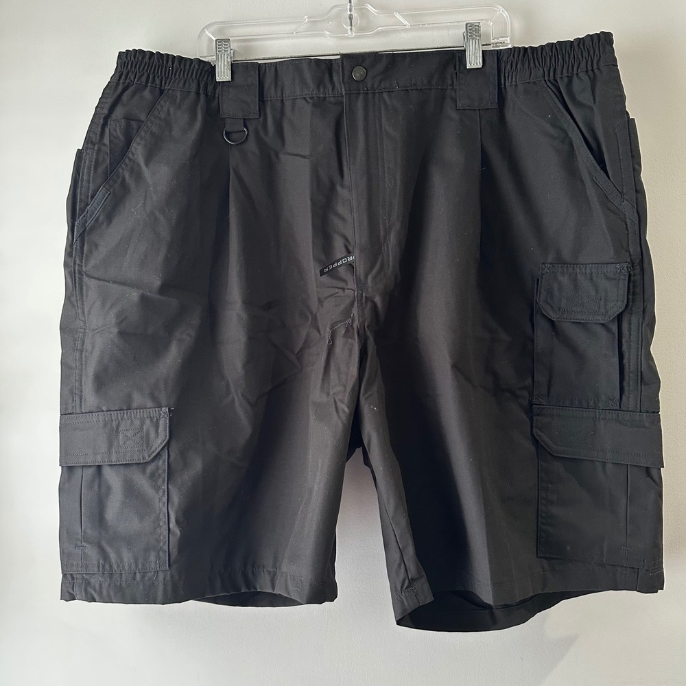 PROPER Tactical Shorts‎ Black Cargo Pockets D-Ring Size 46 Men's